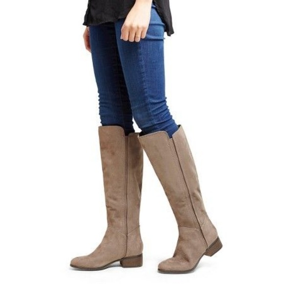 NEW Merona Evie Tall Knee-High Stretch Riding Boot - Picture 3 of 5